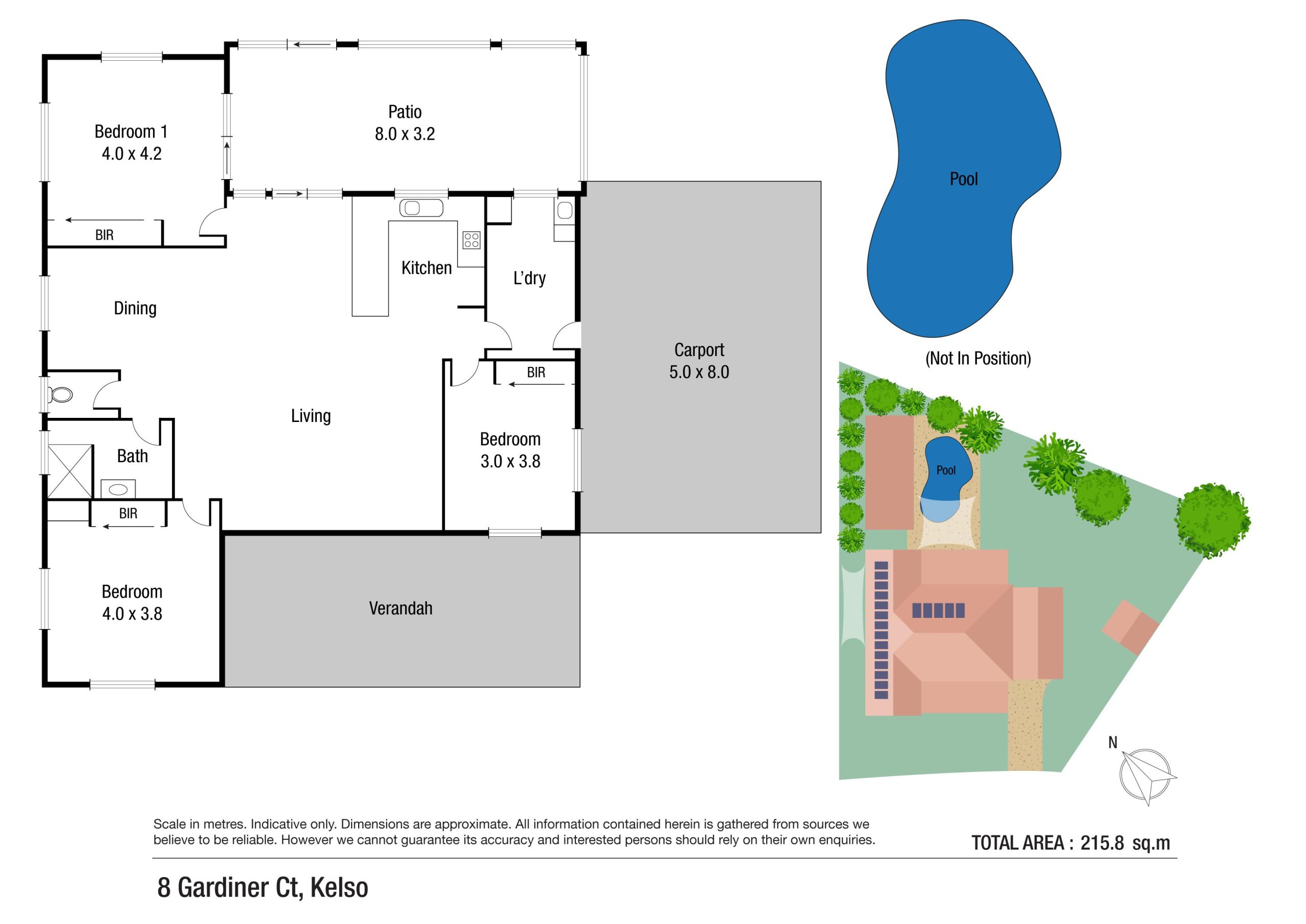 8 Gardiner Court, KELSO, QLD 4815 AUS